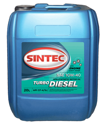 SINTEC Turbo Diesel 10W40 API CF-4 - 20л